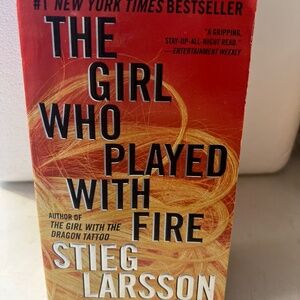 THE GIRL WHO PLAYED WITH FIRE BY STIEG LARSSON HARDBACK BOOK